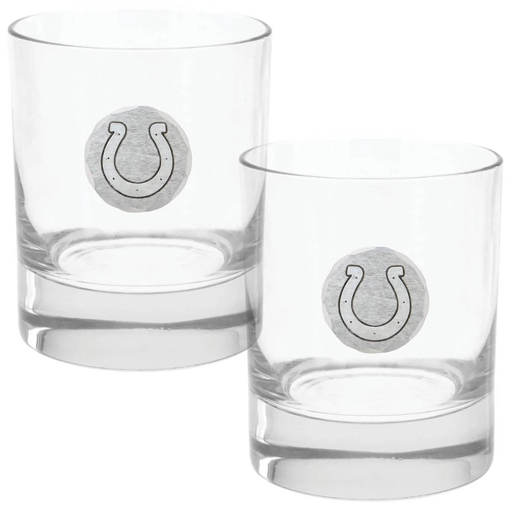 Indianapolis Colts Two-Piece 11oz. Rocks Glass Set