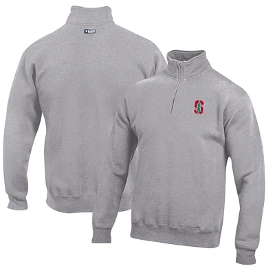 Men's Stanford Cardinal Big Cotton Quarter-Zip Pullover Sweatshirt