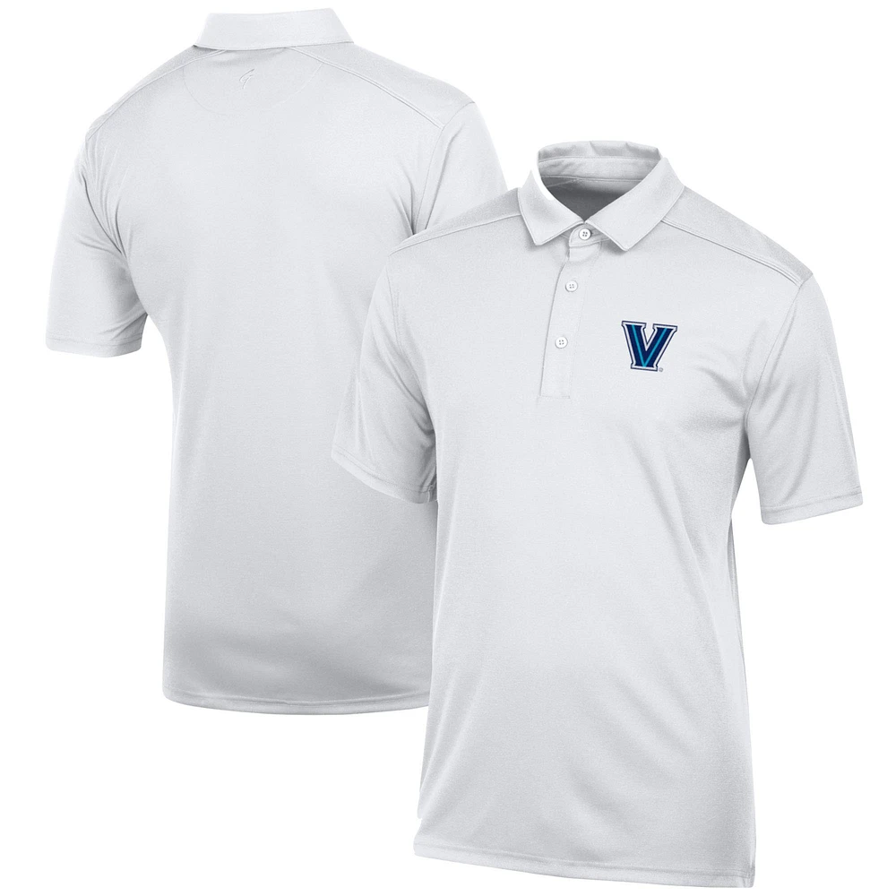 Men's White Villanova Wildcats Classic Jacquard Polo