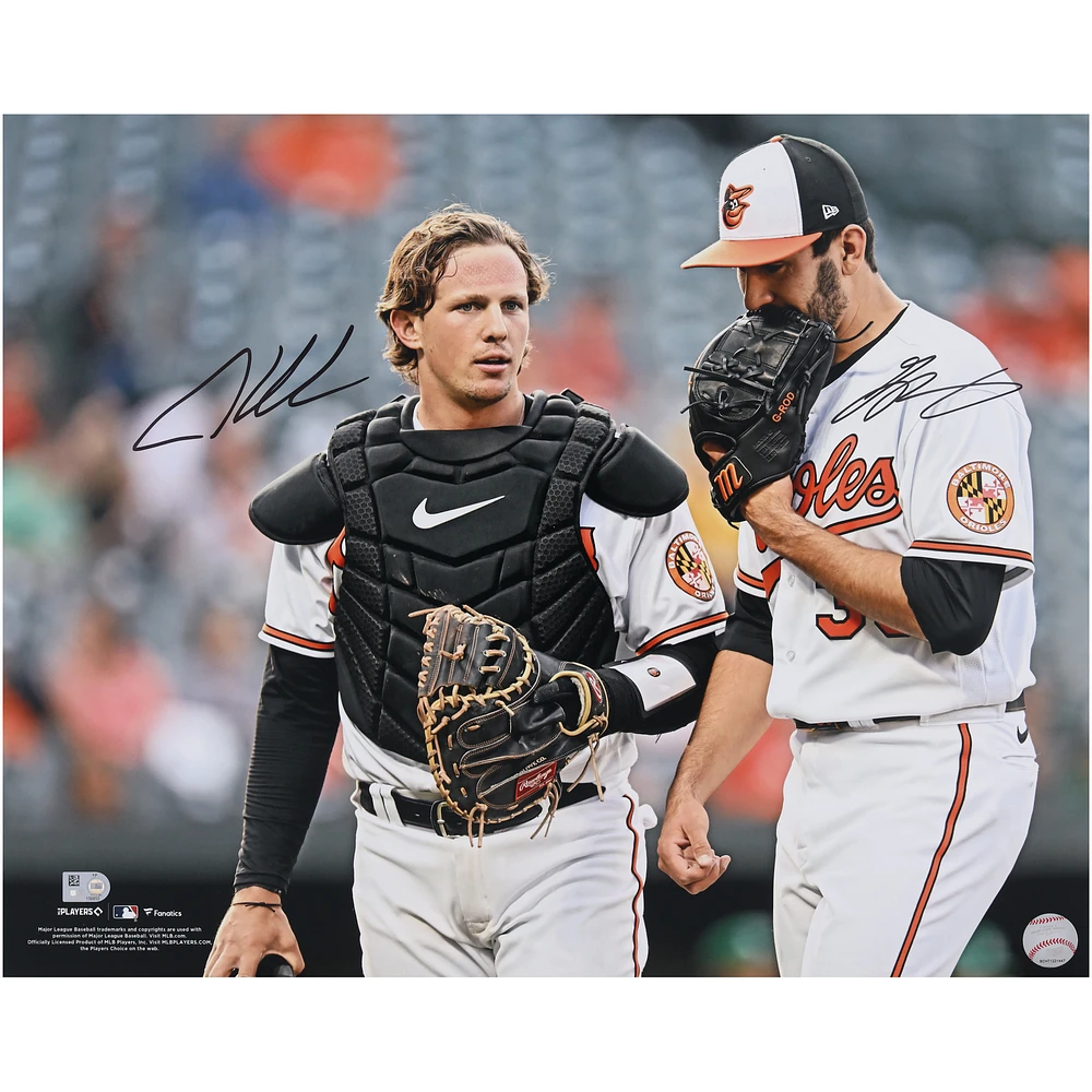 Adley Rutschman & Grayson Rodriguez Baltimore Orioles Autographed 16" x 20" Horizontal Photograph