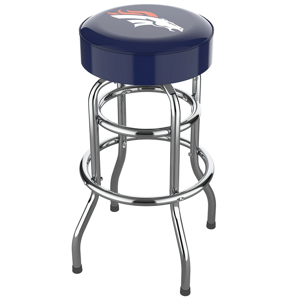 Imperial Denver Broncos Team Chrome Bar Stool