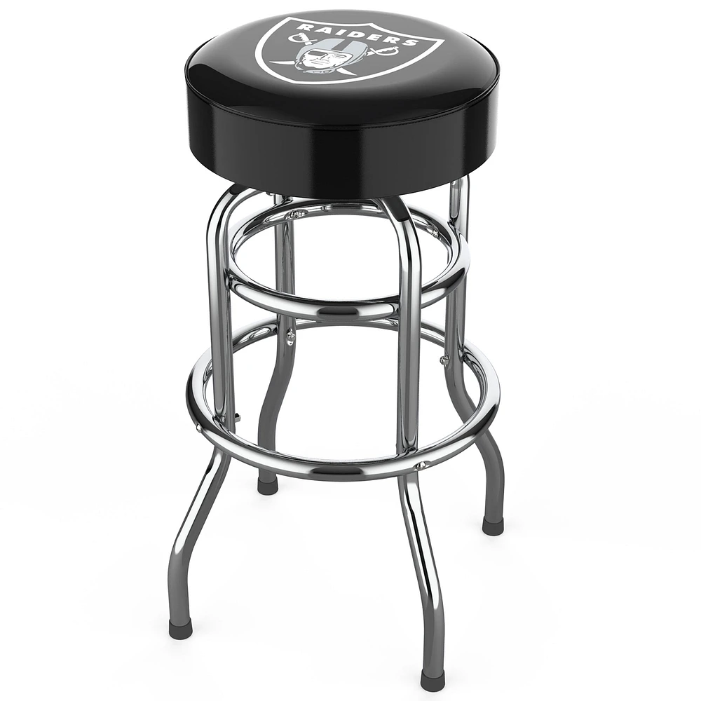 Imperial Las Vegas Raiders Team Chrome Bar Stool
