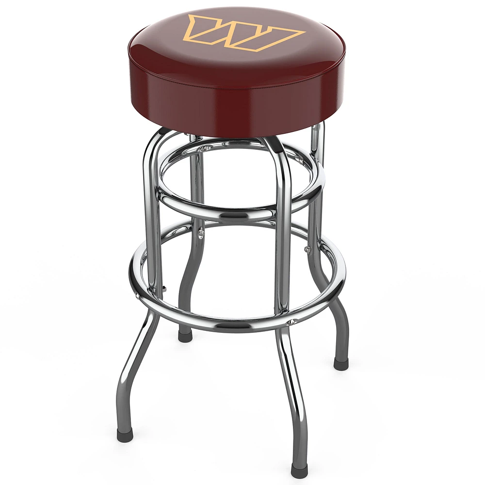 Imperial Washington Commanders Team Chrome Bar Stool