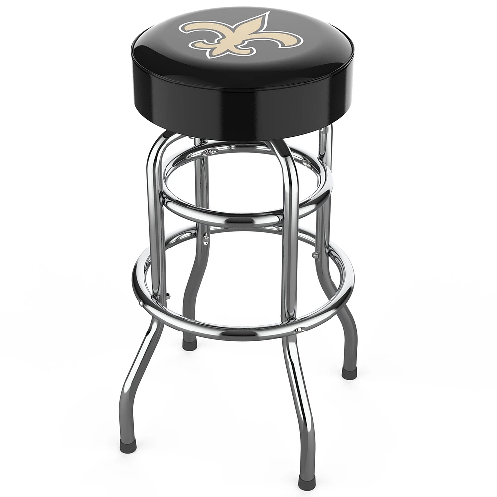 Imperial New Orleans Saints Team Chrome Bar Stool