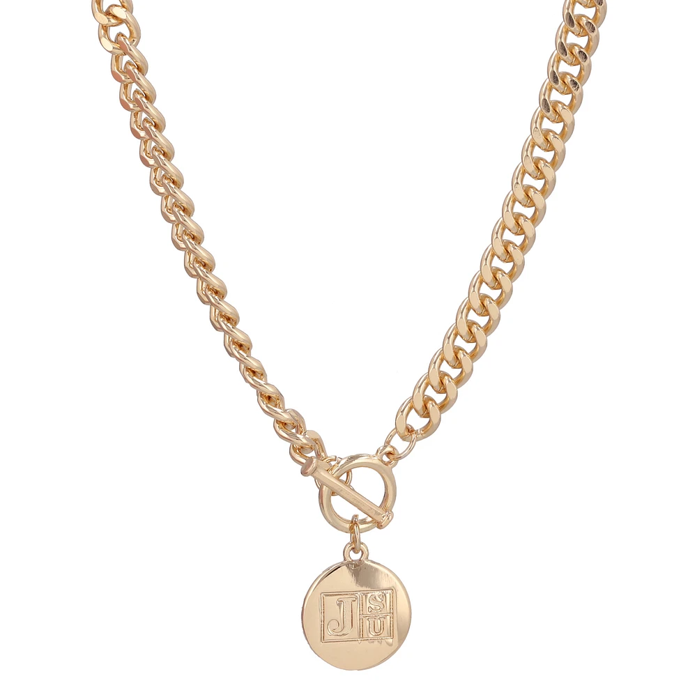Jackson State Tigers Ramsey Gold Necklace