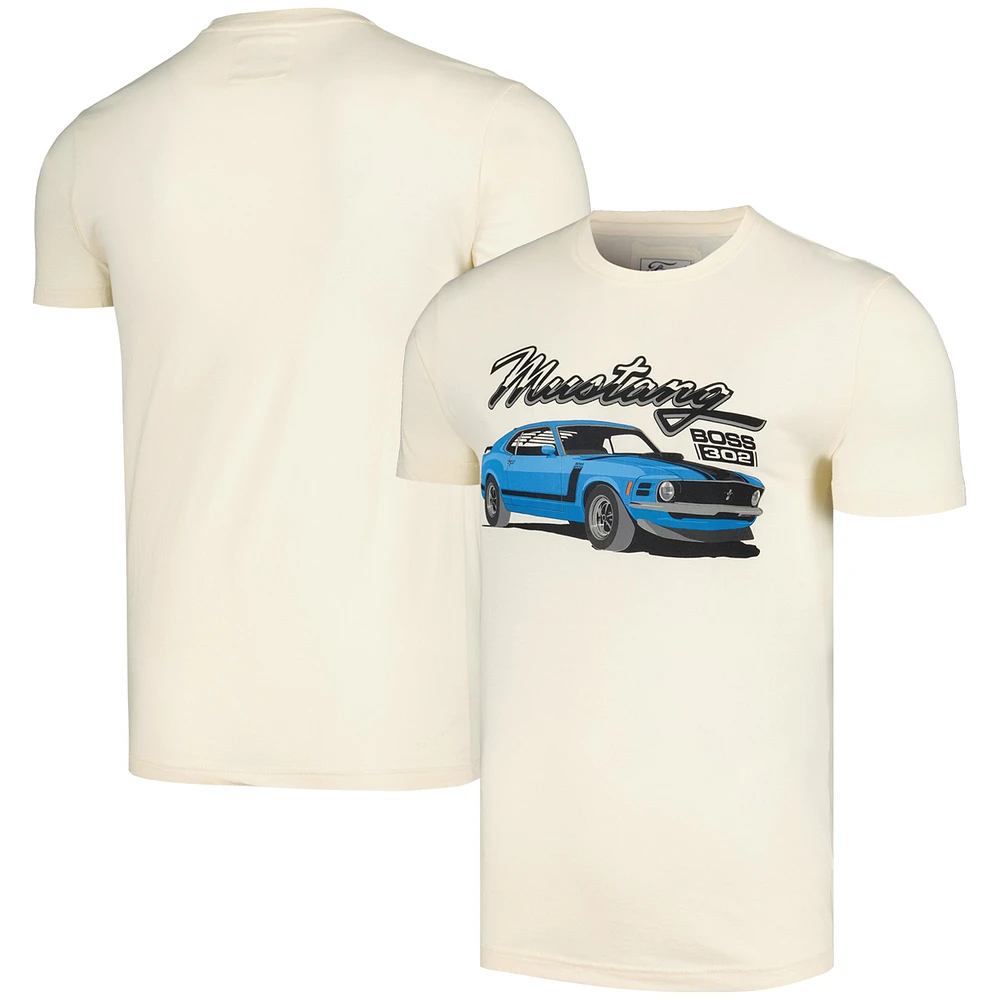 Men's American Needle Cream Mustang Brass Tacks T-Shirt
