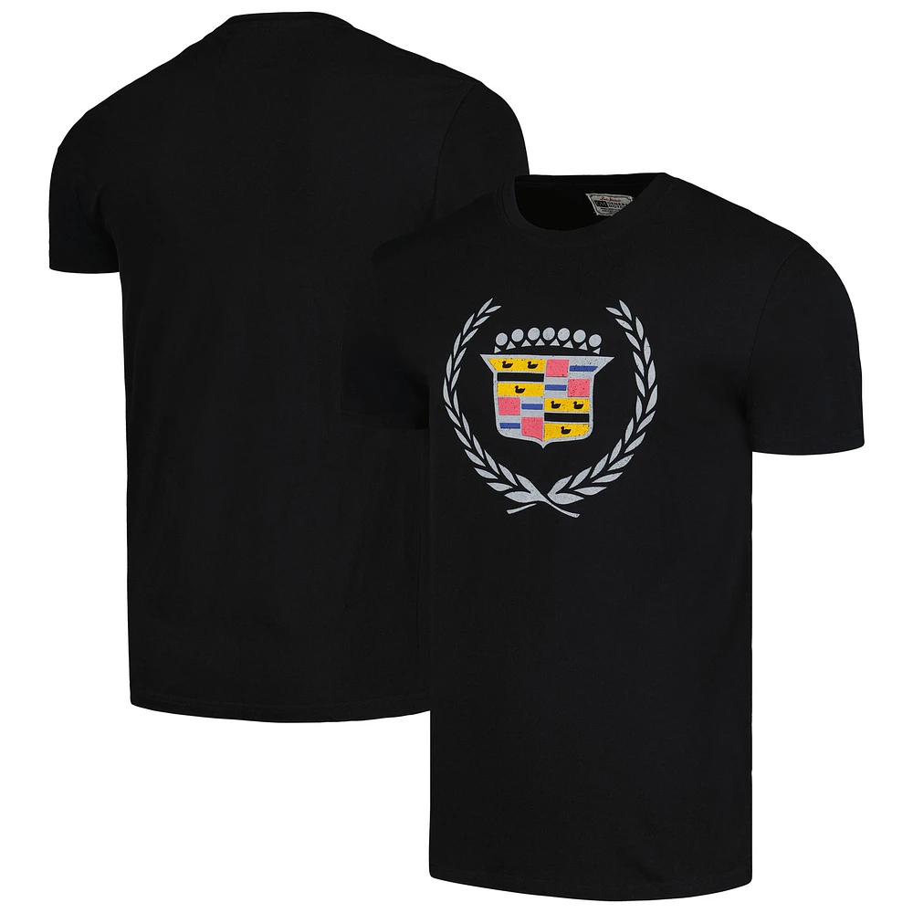 Men's American Needle Black Cadillac Brass Tacks T-Shirt