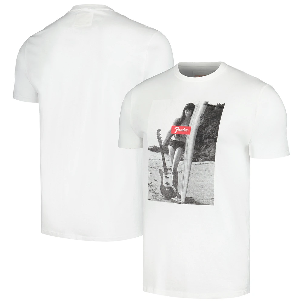 Men's American Needle White Fender Brass Tacks T-Shirt