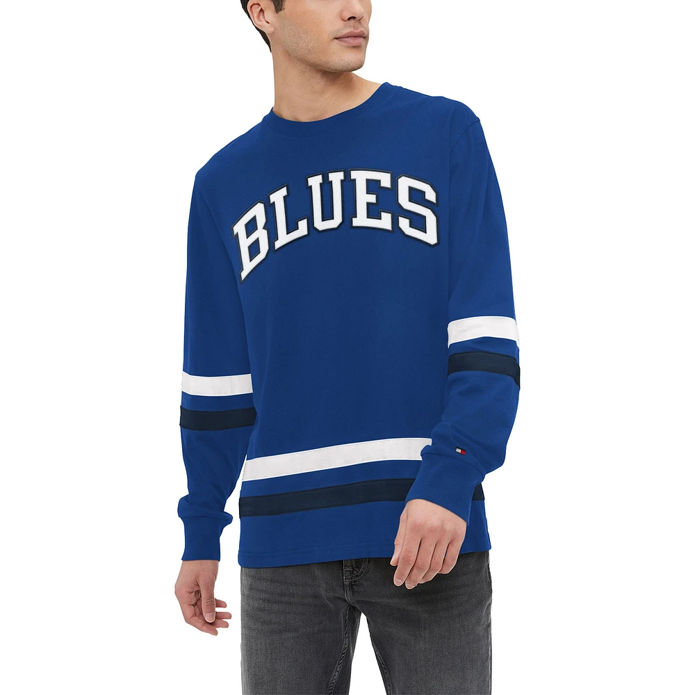 Men's Tommy Hilfiger Blue St. Louis Blues Nolan Long Sleeve T-Shirt