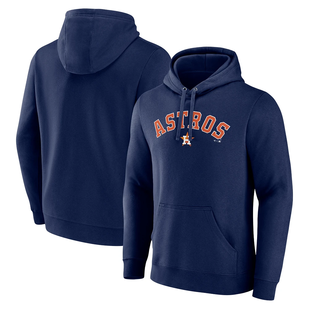 Men's Navy Houston Astros Series Sweep Pullover Hoodie