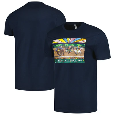 Men's Navy Kentucky Derby Art of the Derby T-Shirt