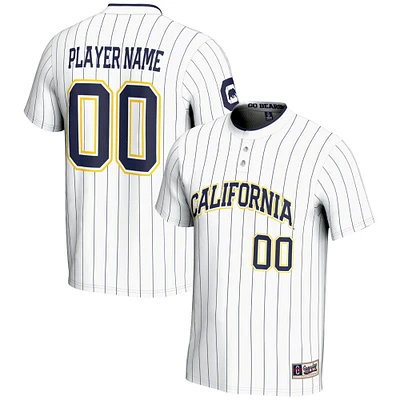 Youth GameDay Greats White Cal Bears NIL Pick-A-Player Lightweight Softball Jersey
