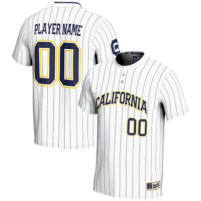 Unisex GameDay Greats White Cal Bears NIL Pick-A-Player Lightweight Softball Jersey