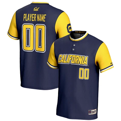 Unisex GameDay Greats Navy Cal Bears NIL Pick-A-Player Lightweight Softball Jersey