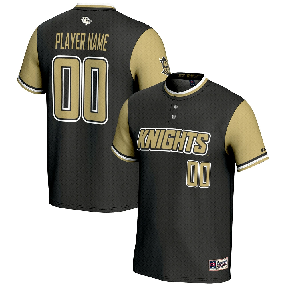 Unisex GameDay Greats Black UCF Knights NIL Pick-A-Player Lightweight Softball Jersey