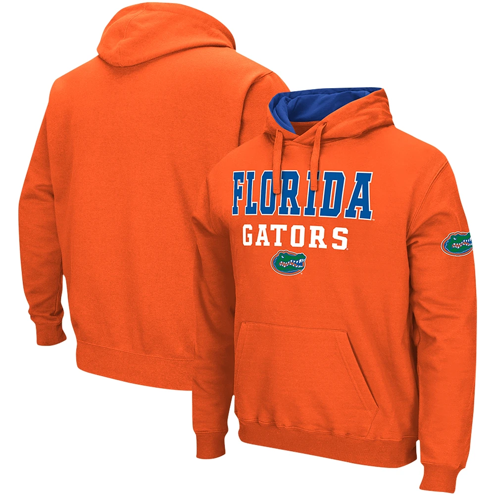 Men's Colosseum Orange Florida Gators Sunrise Pullover Hoodie