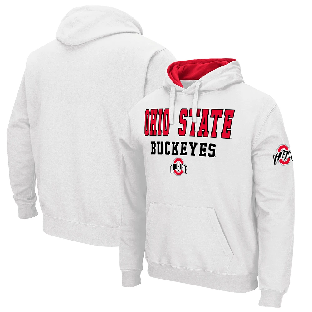 Men's Colosseum Ohio State Buckeyes Sunrise Pullover Hoodie