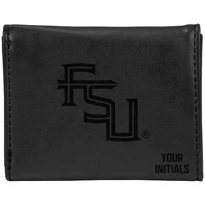 Black Florida State Seminoles Personalized Trifold Wallet