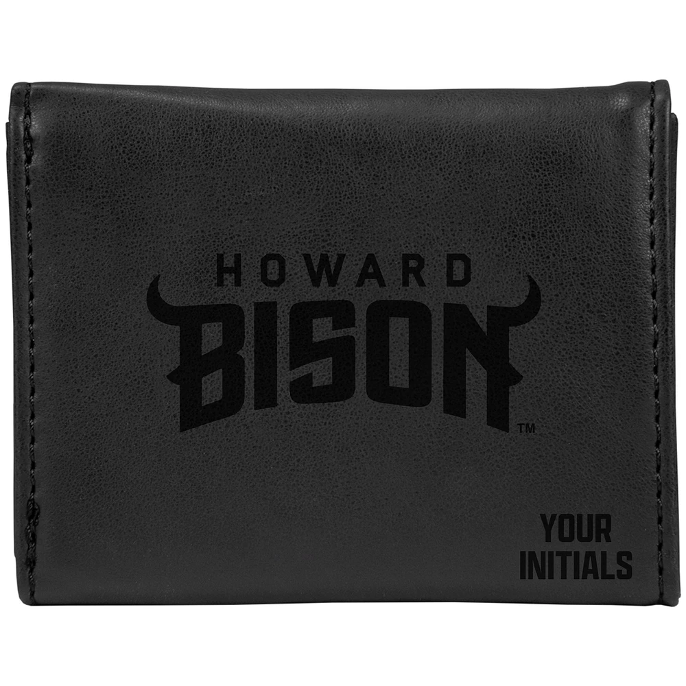 Howard Bison Personalized Trifold Wallet