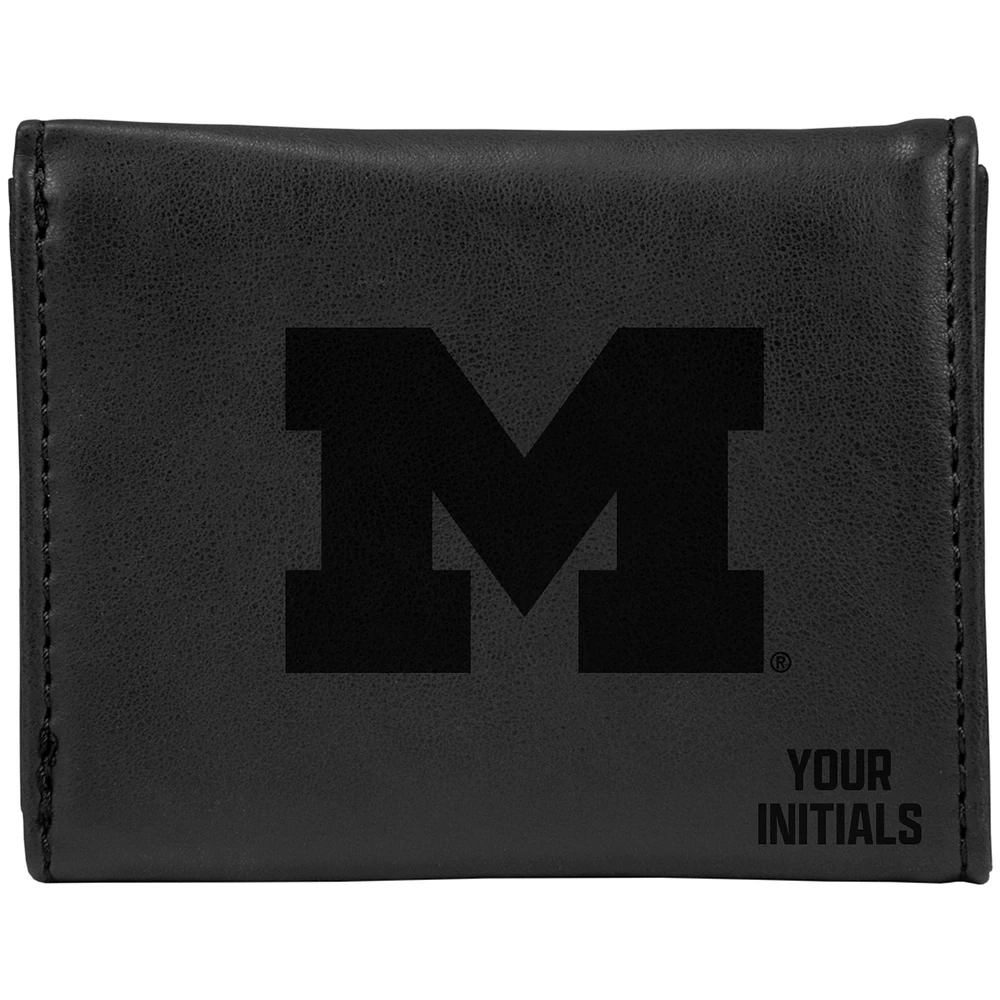 Michigan Wolverines Personalized Trifold Wallet