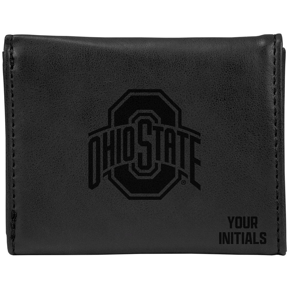 Ohio State Buckeyes Personalized Trifold Wallet
