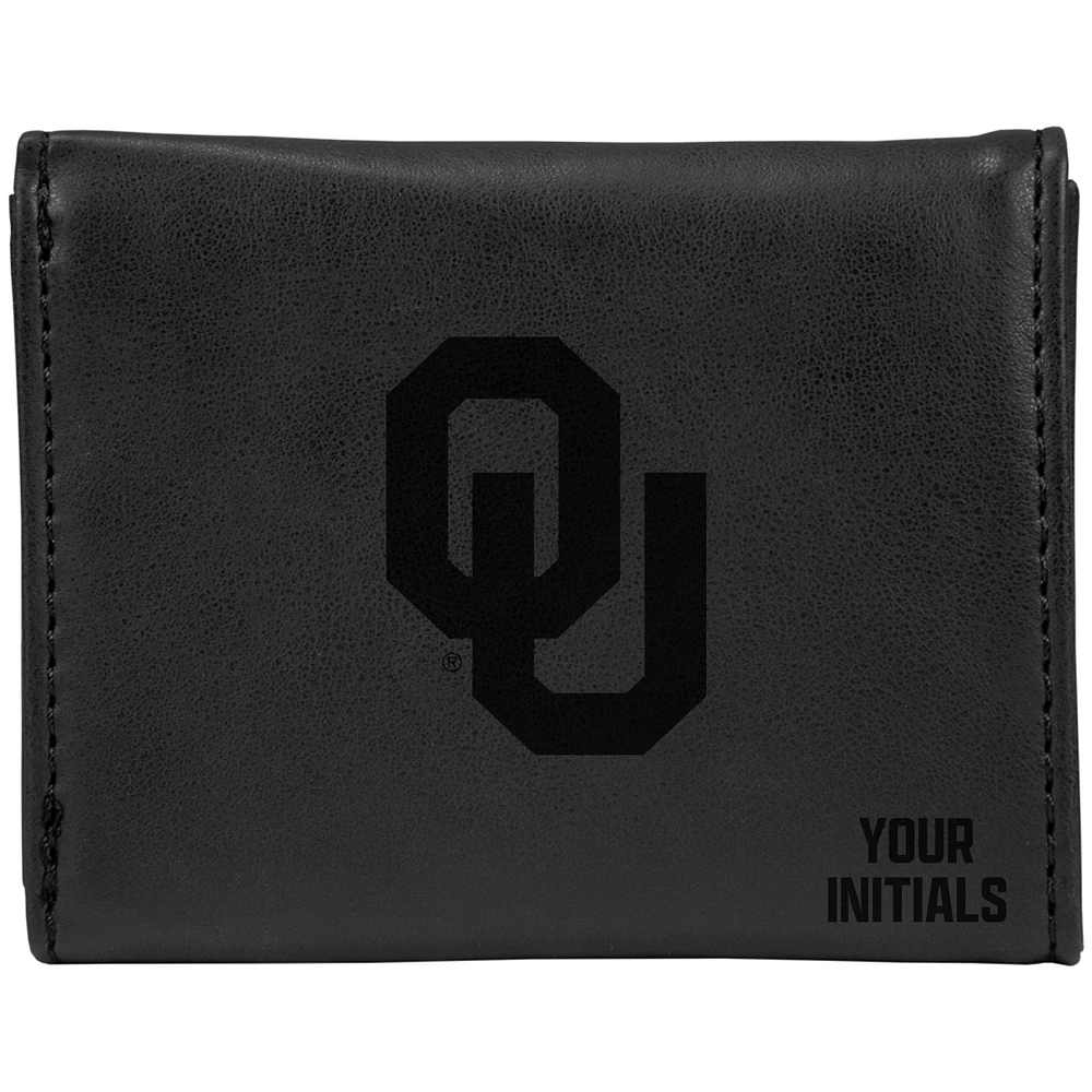 Oklahoma Sooners Personalized Trifold Wallet