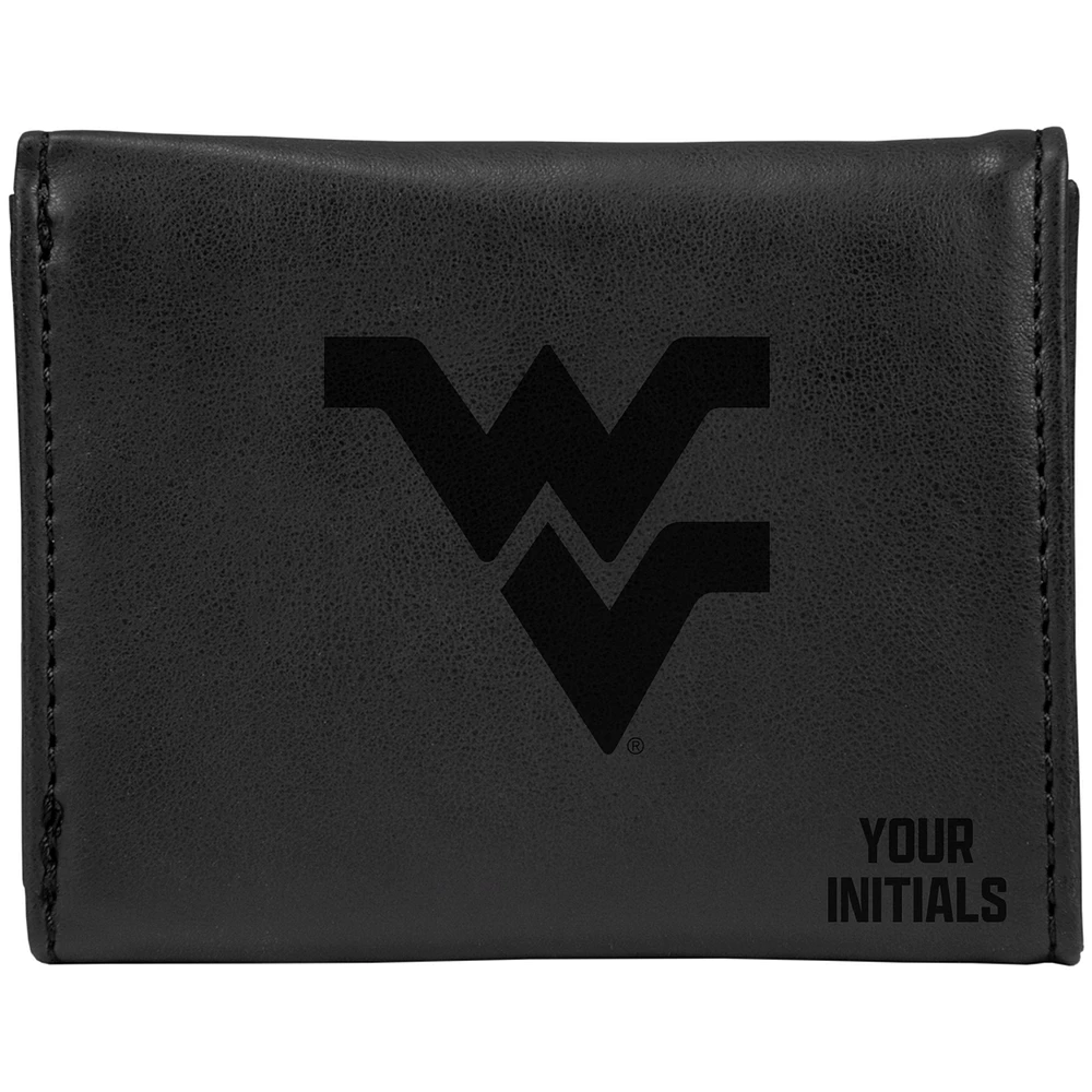 West Virginia Mountaineers Personalized Trifold Wallet