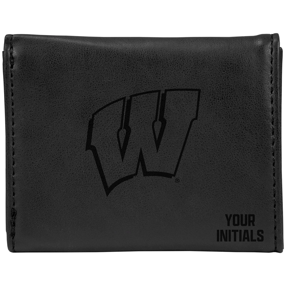 Wisconsin Badgers Personalized Trifold Wallet