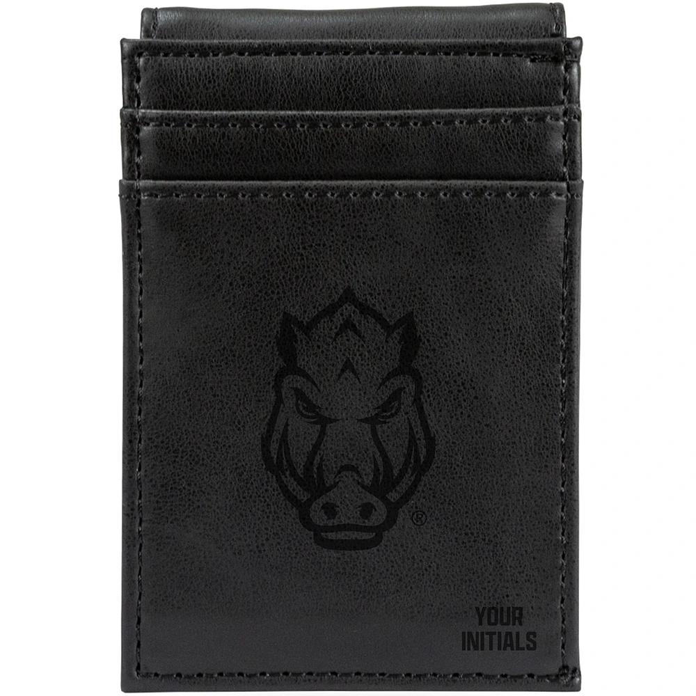 Arkansas Razorbacks Personalized Front Pocket Wallet