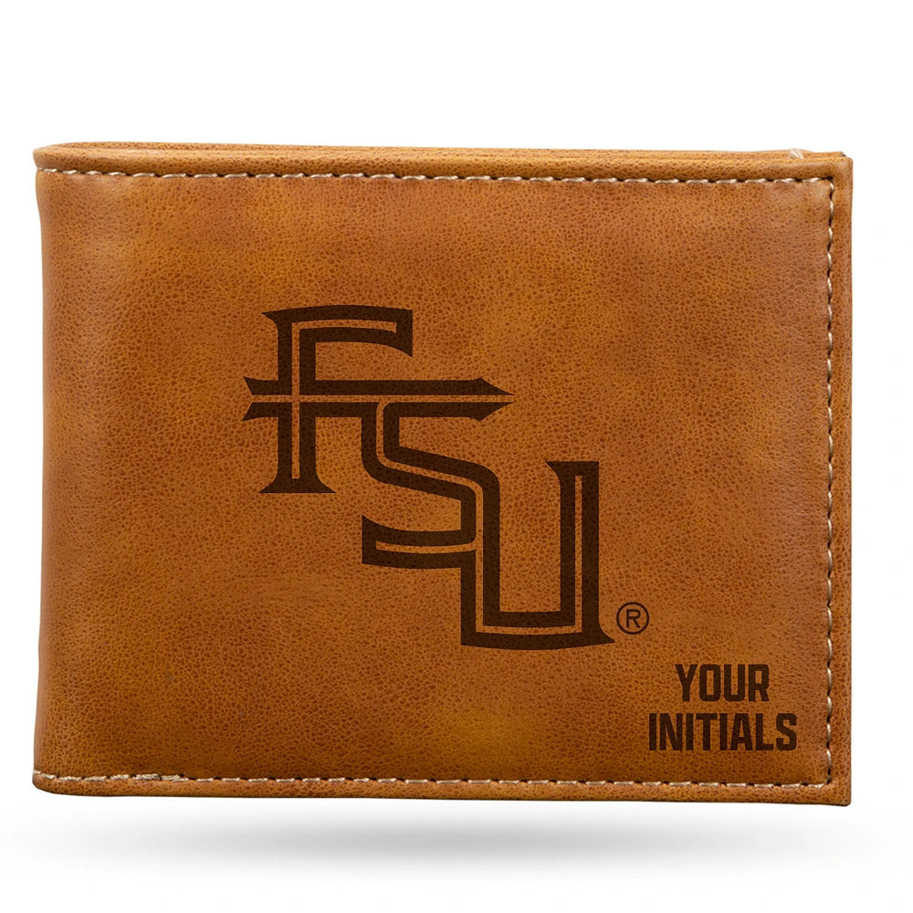 Brown Florida State Seminoles Personalized Front Pocket Wallet