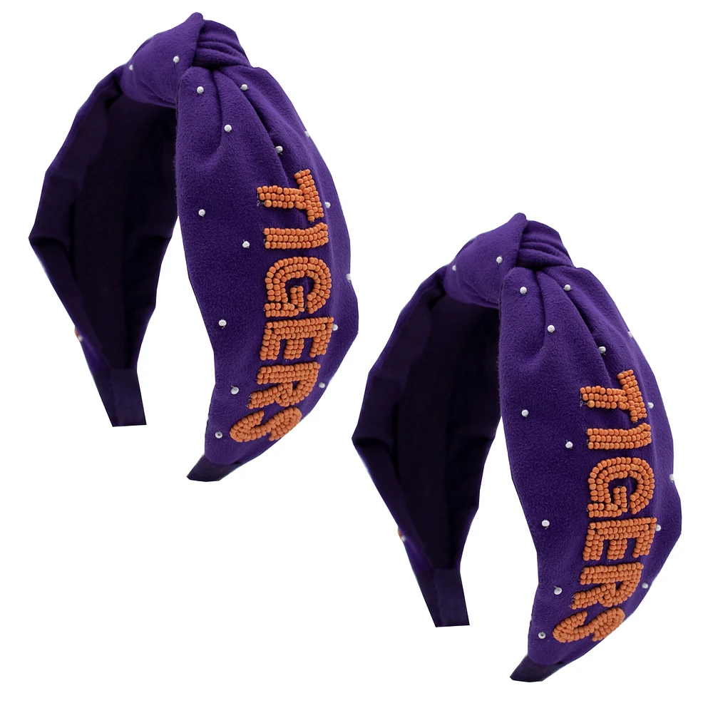 Clemson Tigers Beaded Headband
