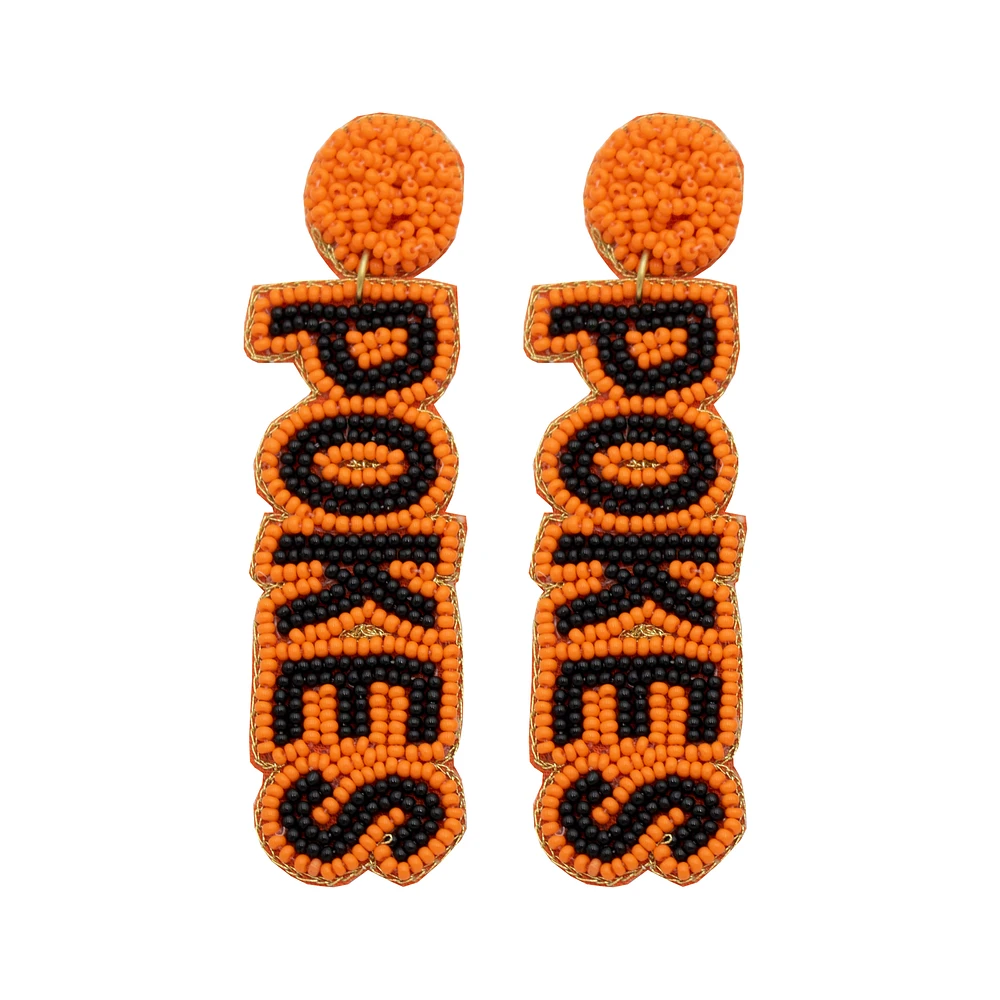 Oklahoma State Cowboys Beaded Earrings
