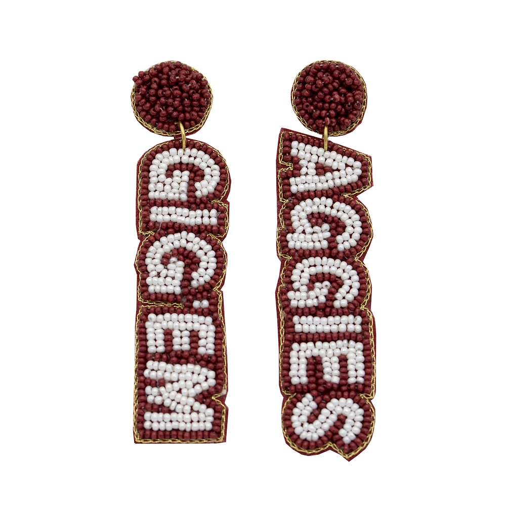 Texas A&M Aggies Beaded Earrings