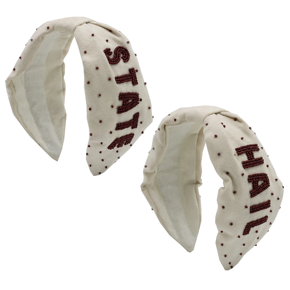 Mississippi State Bulldogs Beaded Headband