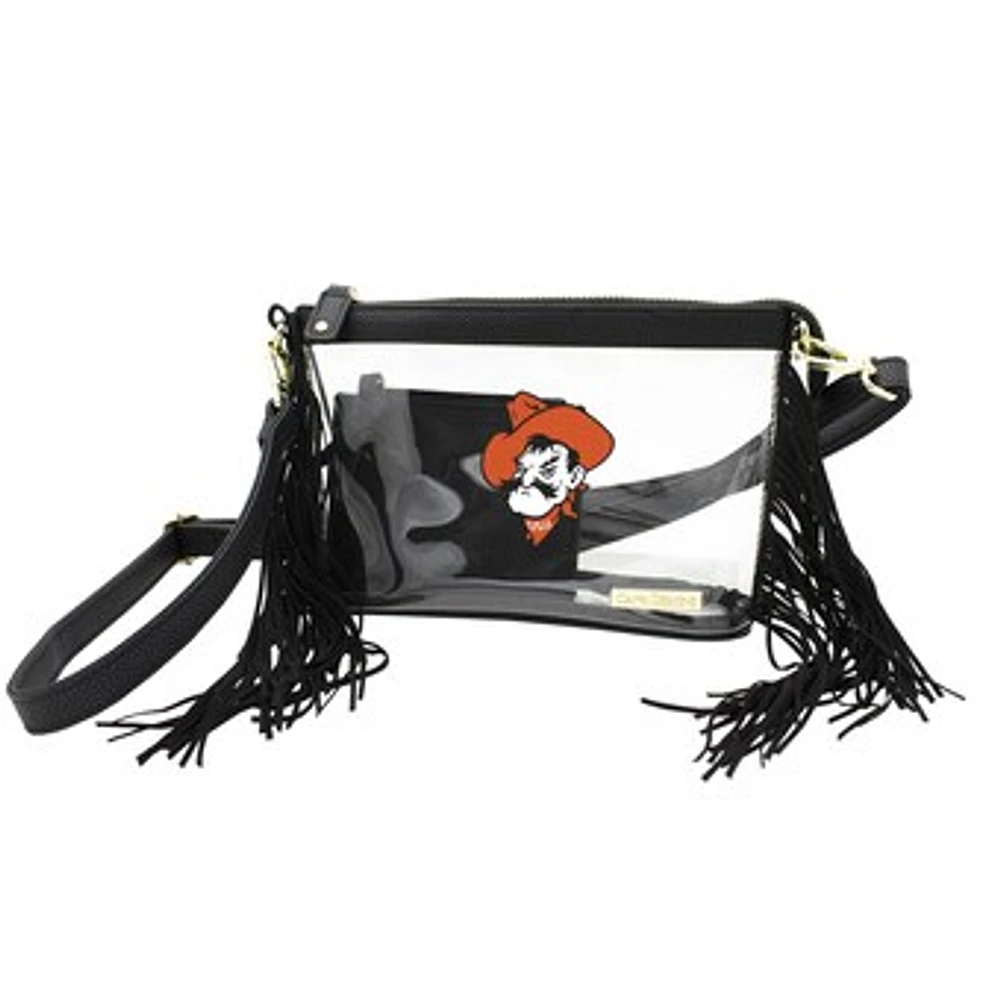 Oklahoma State Cowboys Clear Western Crossbody Bag
