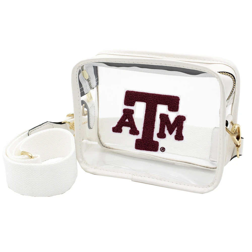 Texas A&M Aggies Clear Varsity Patch Camera Crossbody Bag