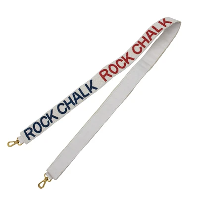 Kansas Jayhawks 45" Collegiate Beaded Strap