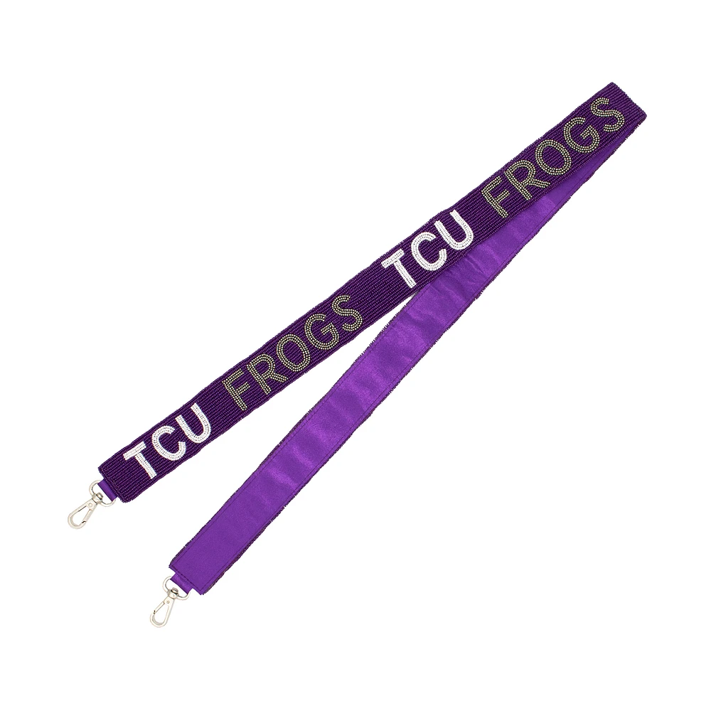 TCU Horned Frogs 45" Collegiate Beaded Strap