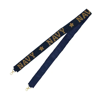Navy Midshipmen 45" Collegiate Beaded Strap