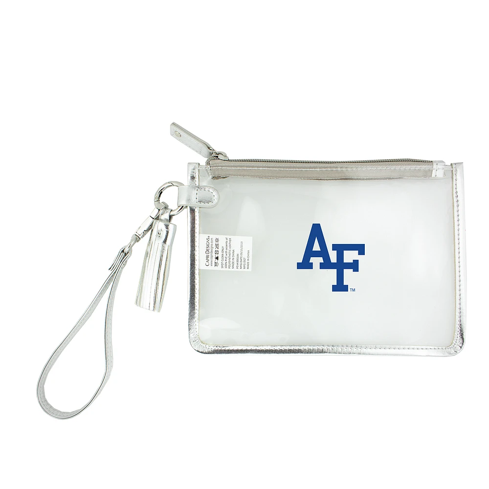 Air Force Falcons Clear Wristlet