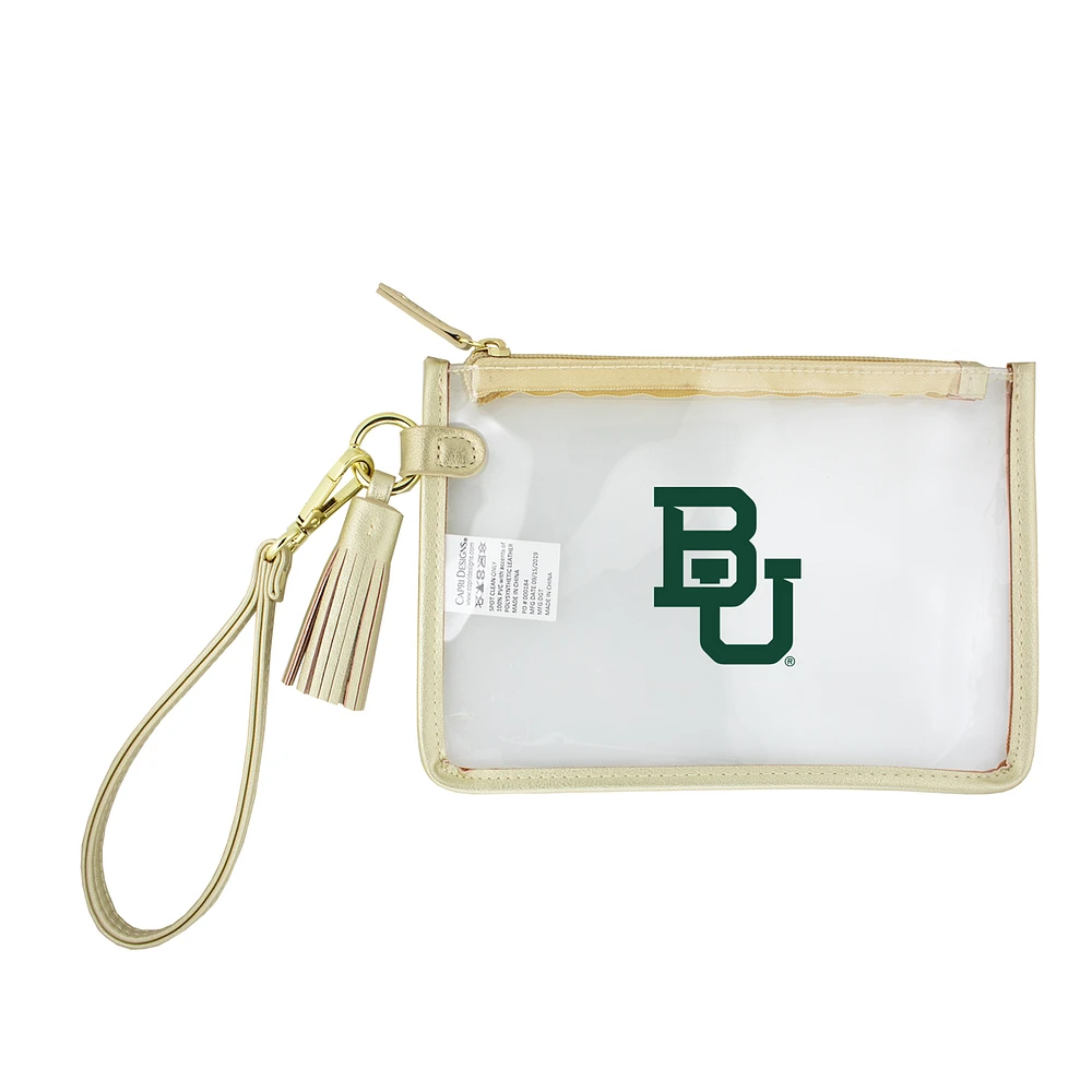 Baylor Bears Clear Wristlet
