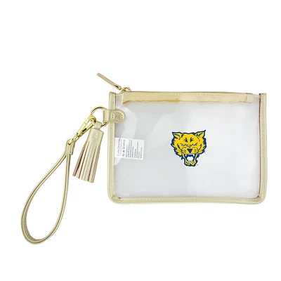 Fort Valley State Wildcats Clear Wristlet