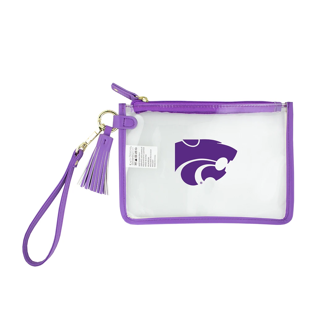 Kansas State Wildcats Clear Wristlet