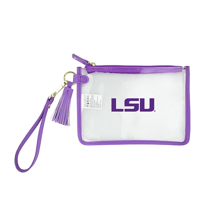 LSU Tigers Clear Wristlet