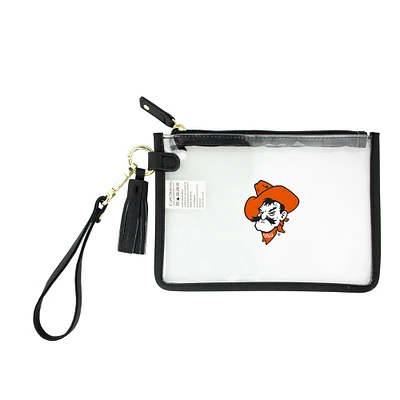 Oklahoma State Cowboys Clear Wristlet