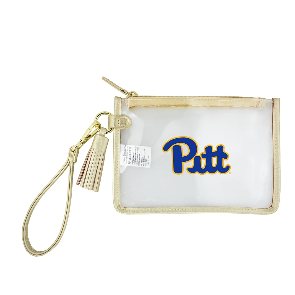 Pitt Panthers Clear Wristlet