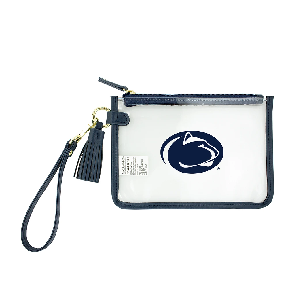 Penn State Nittany Lions Clear Wristlet