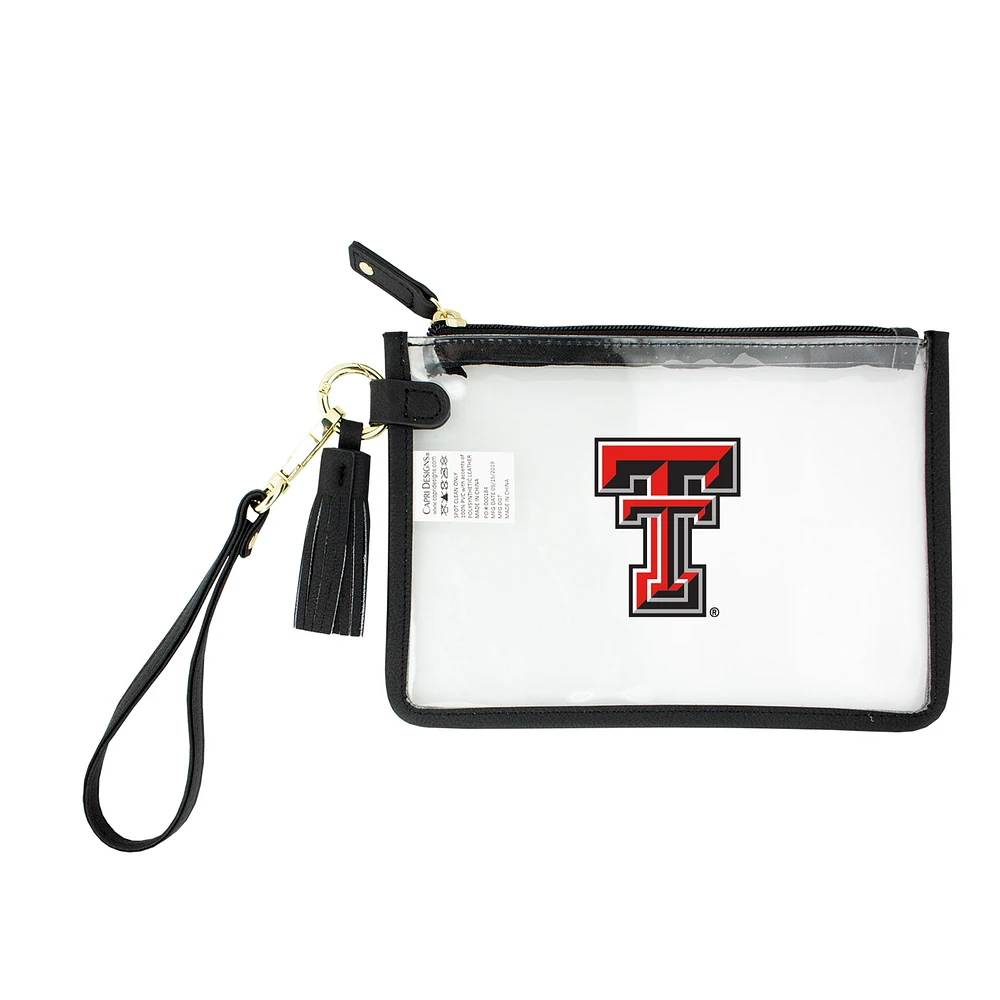 Texas Tech Red Raiders Clear Wristlet