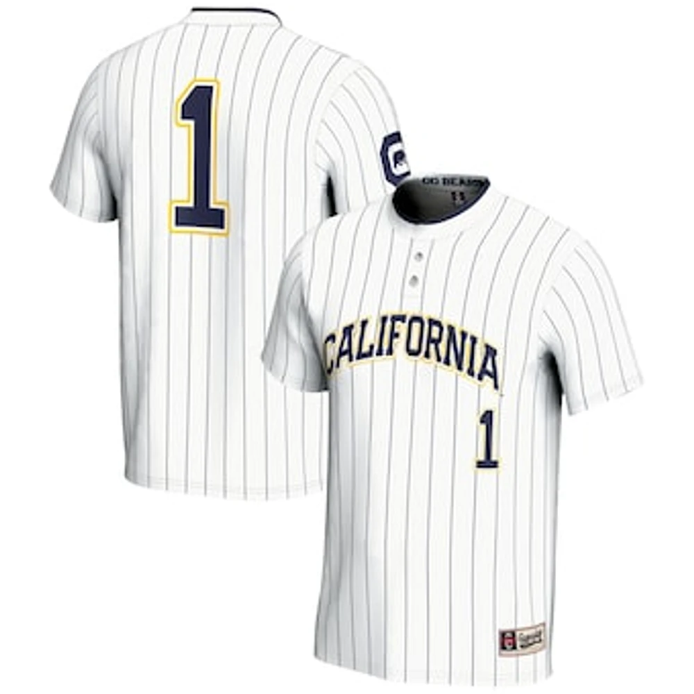 GameDay Greats #1 White Cal Bears Lightweight Softball Jersey