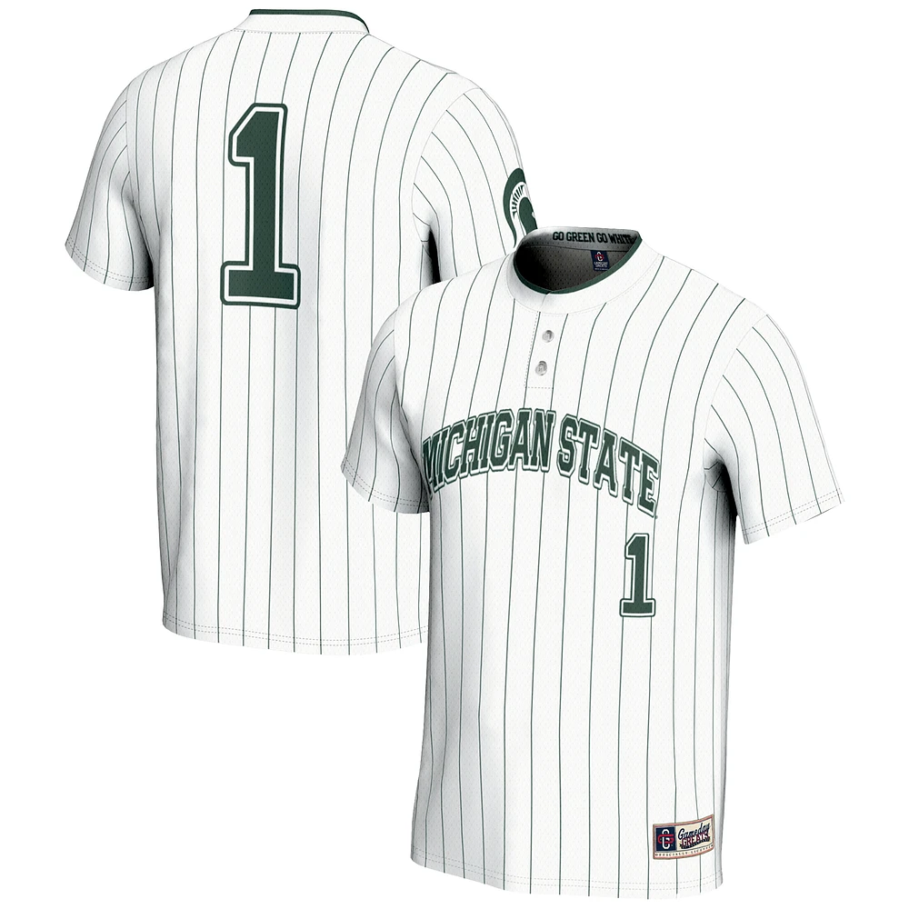 Youth GameDay Greats #1 Michigan State Spartans Lightweight Softball Jersey